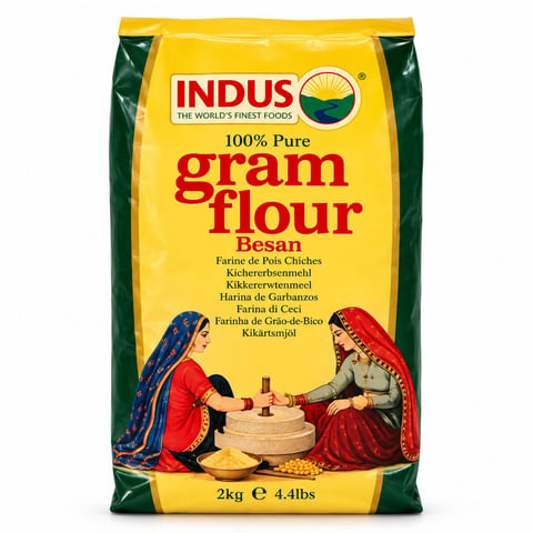 Indus Gram Flour 2kg (2 Pack)