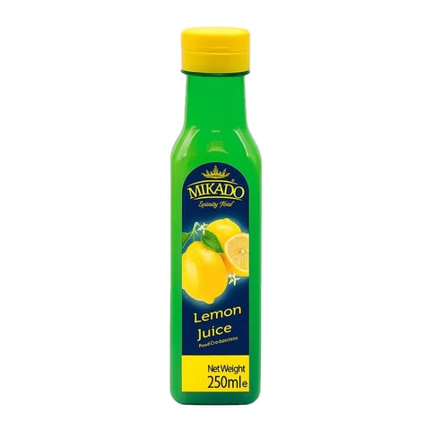 Mikado Lemon Juice 250ml - Fresh Tangy And Pure Lemon Flavor