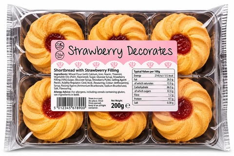 Strawberry Decorates 200g