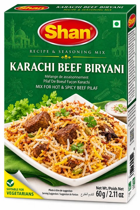 Shan Karachi Beef Biryani