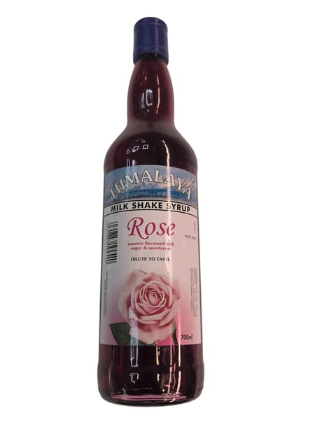 HIMALAYA MILK SHAKE SYRUP ROSE 700ml