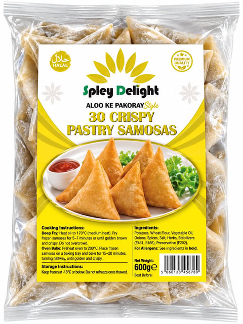 Spicy Delight Meat Samosas 20pcs