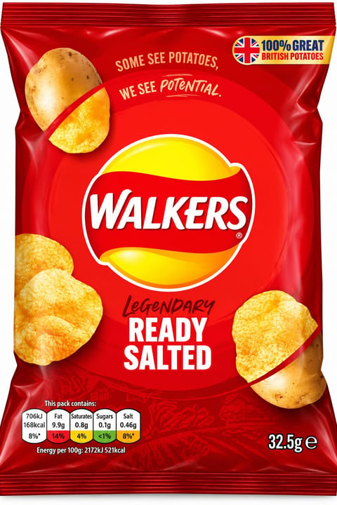 Walkers ready salted