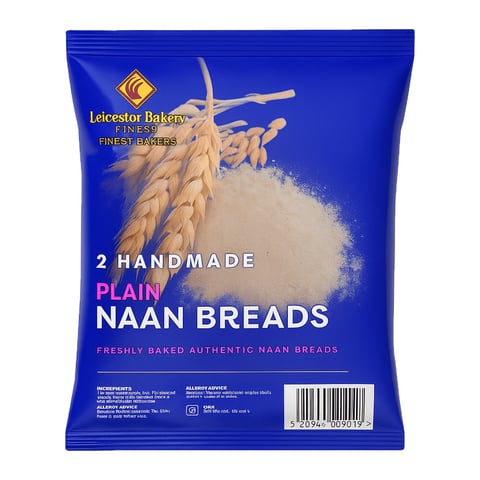 Leicester Bakery Plain Handmade Naan