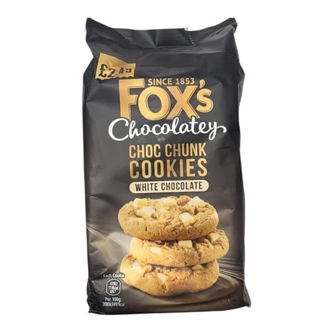 Foxs White Choc Cookies