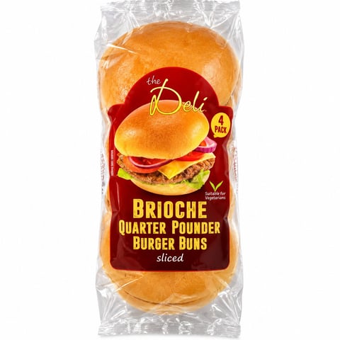 Deli Brioche Buns 340g