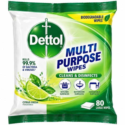 Dettol Multi Purpose Wipes