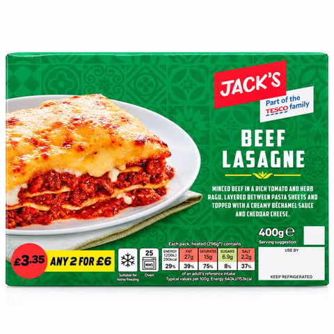 Jacks Lasagne 250E