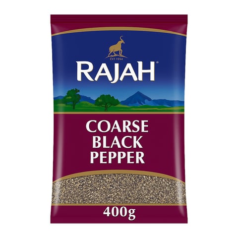 Rajah Coarse Black Pepper 400g