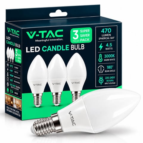 V-tac LED Buld Candle