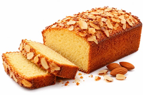 Crispy Almond Pound Cake