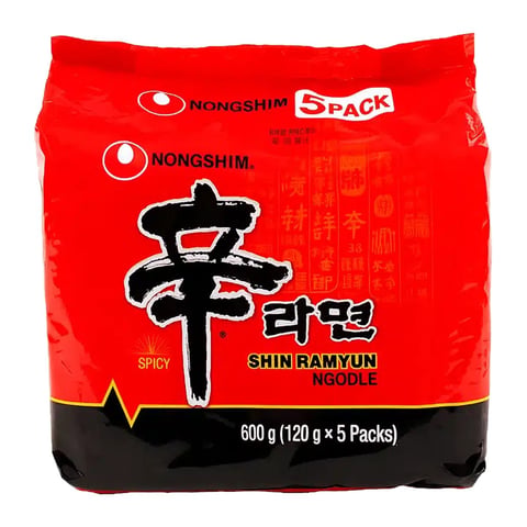 Shin Ramyun Noodles 5 pack