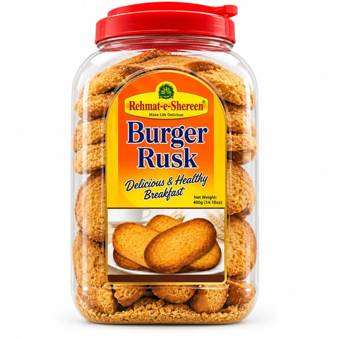 Rehmat E Shereen Burger Rusk