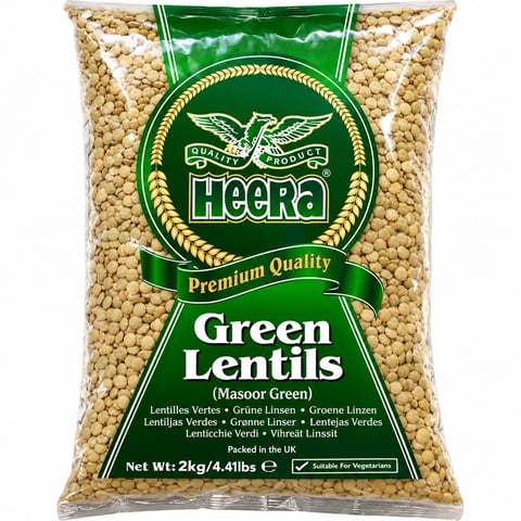 Heera Green Lentils 2kg