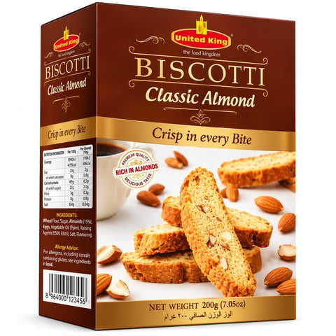 United Almond Biscotti