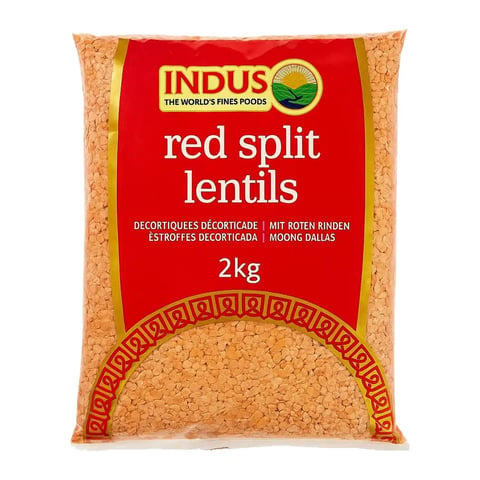Indus Red Split Lentils 2kg