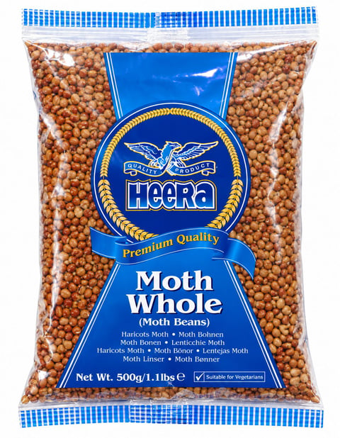 Heera Moth Whole 500g