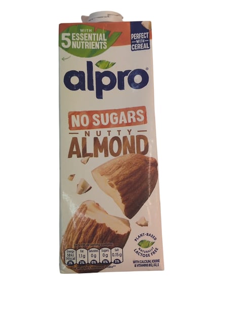 Alpro Nutty Almond No Sugar 1L