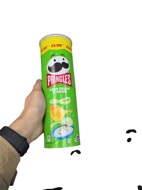 Pringles Sour Cream And Onion 16t