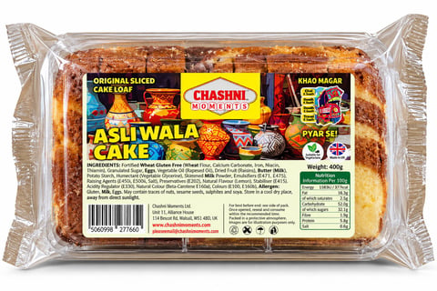 Chashni Sliced Cake