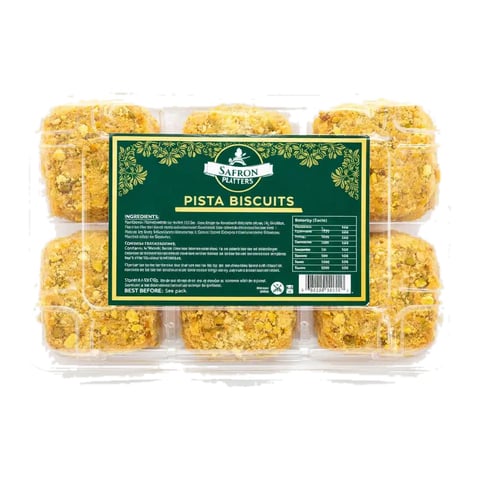 Saffron Pista Biscuits