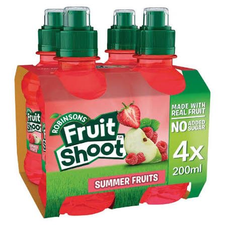 FRUIT SHOOT SUMMER FRUIT 4 X 200ML