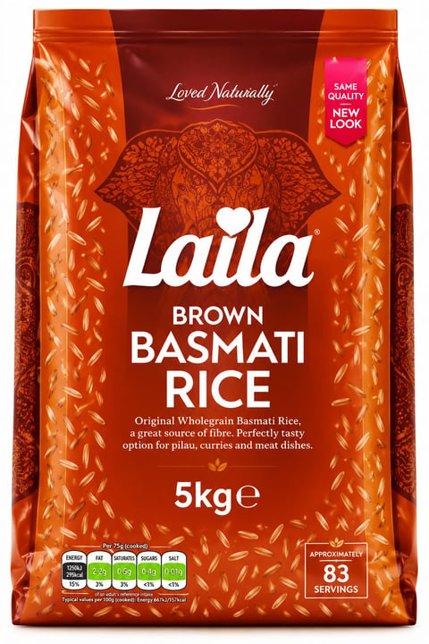 Laila Brown Basmati Rice5kg