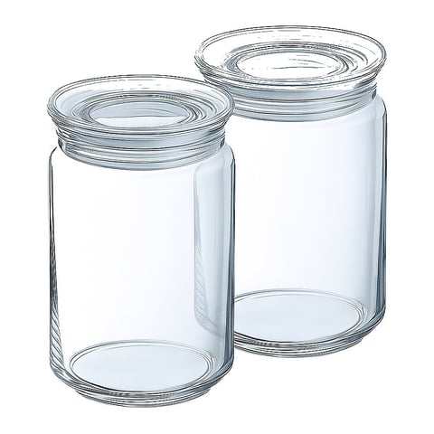 Glass Jars 2x Pk