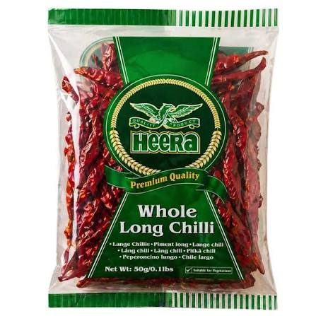 Heera Whole Long Chilli 50g