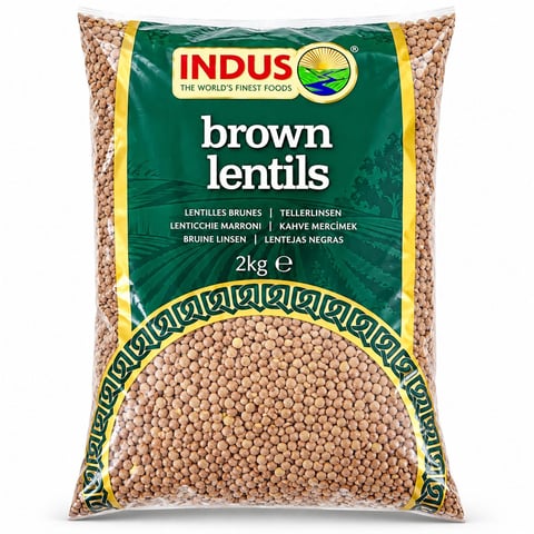 IndusBrownLentils 2kg
