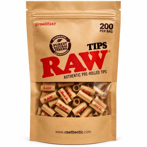 Raw Natural Rolling Paper Tips