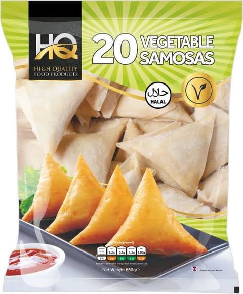 HQ Vegetable 20 Samosas