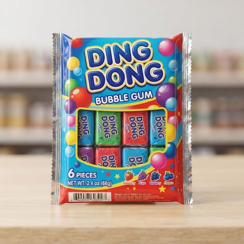 Ding Dong Gum 6pcs
