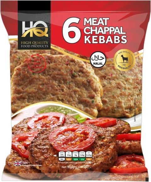 HQ 6 Meat Chappal Kebabs