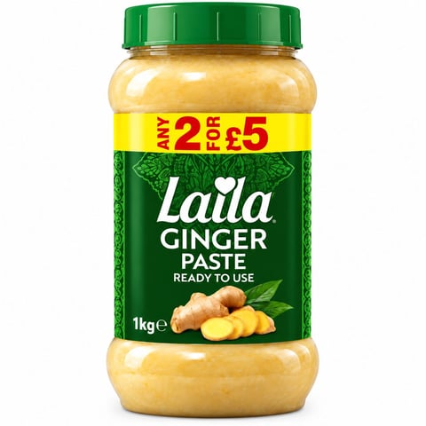 Laila Ginger Paste 1kg Pm- Any 2 For £5