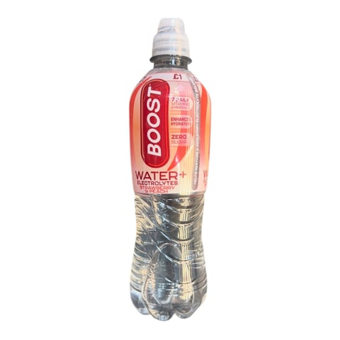 Boost Water+ electrolytes (strawberry & peach)