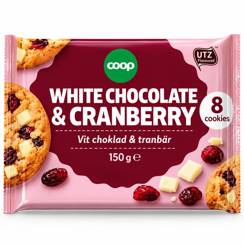 Es White Choc & Cranberry