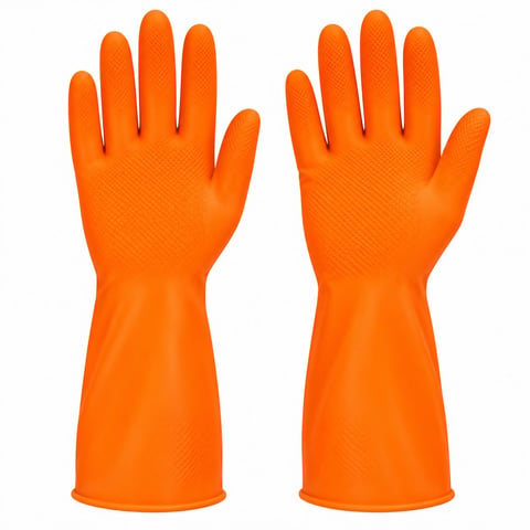 Orange Gloves