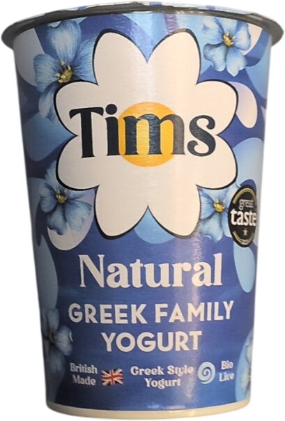 Tims Natural Greek Yogurt 500g