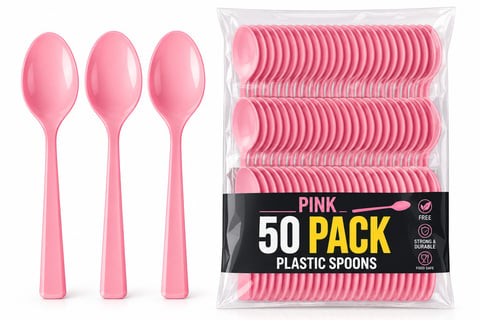 heavy duty spoons 50 pack