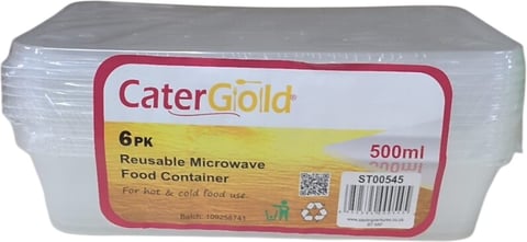 Microwave food Container 6pk