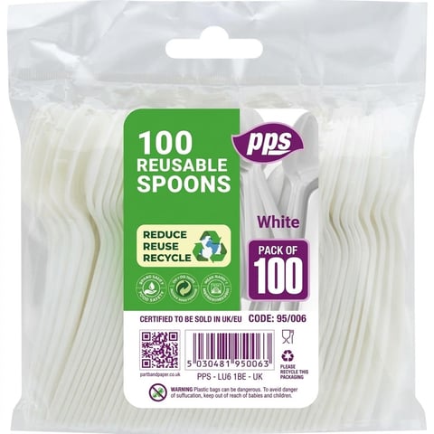 Max Reusable Spoons 100pcs