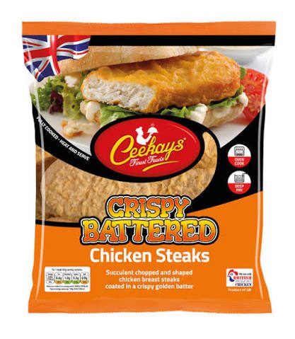 Crispy Batterd Chicken Steaks