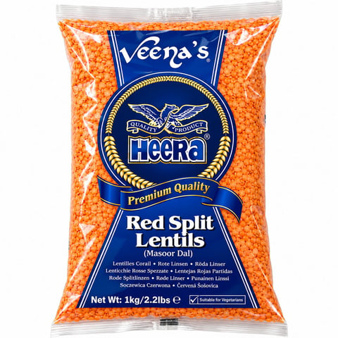 HEERA RED SPLIT LENTILS 1kg