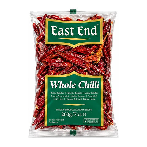East End Whole Chilli 200g