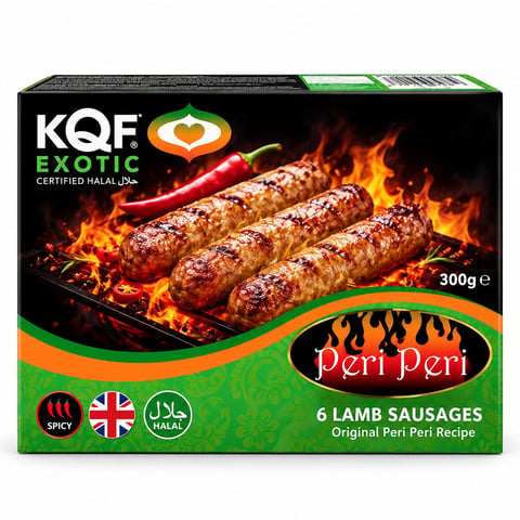 KQF Piri Piri Lamb Sausages