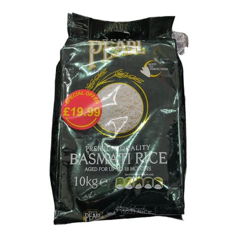 Pearl Basmati Rice 10kg Premium Long Grain Aromatic Rice