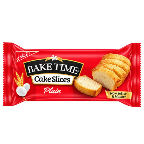 BakeTime Cake slices Plain