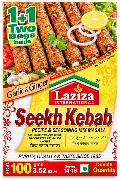 Laziza Seekh Kebab