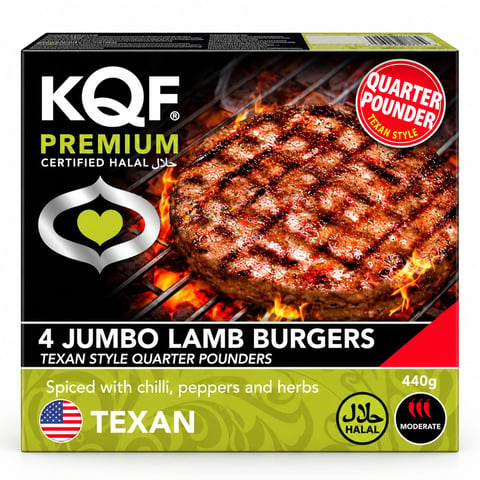 KQF 4 Jumbo Lamb Burgers